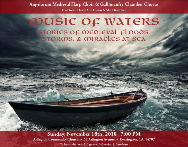 Music of Waters: Stories of Medieval Floods,  Storms, & Miracles at Sea